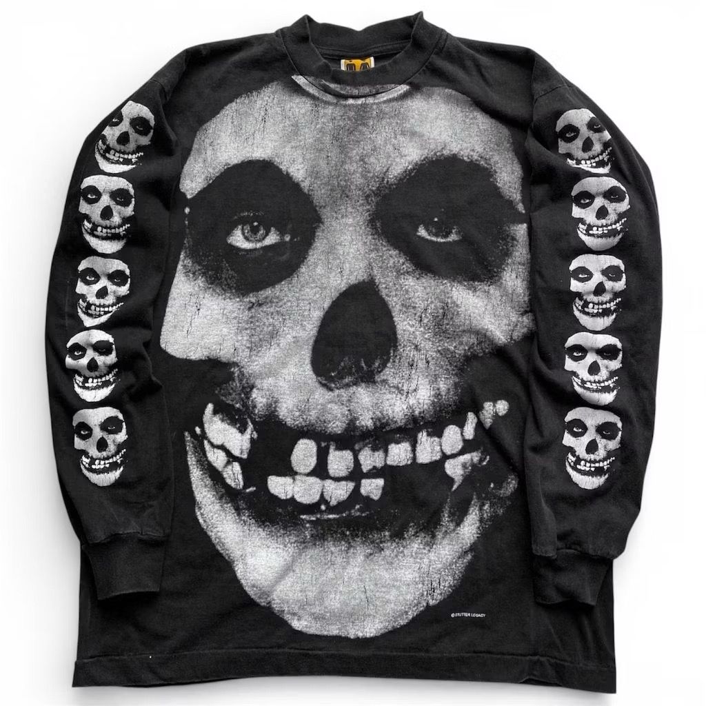 MISFITS TEE BLACK FADED LONGLEEVE BY STUTTER LEGACY