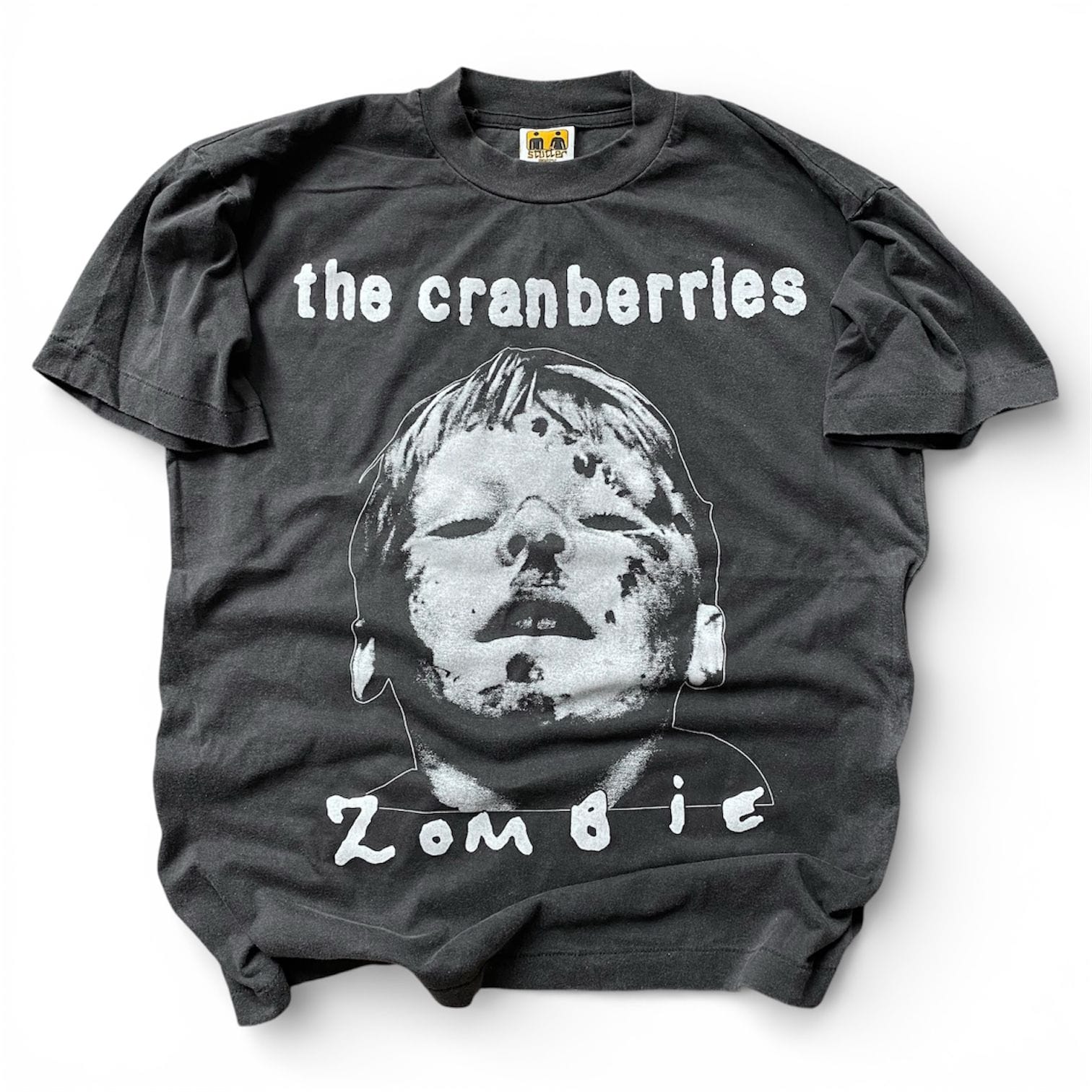THE CRANBERRIES TEE BLACK FADED SHORTSLEEVE BY STUTTER LEGACY