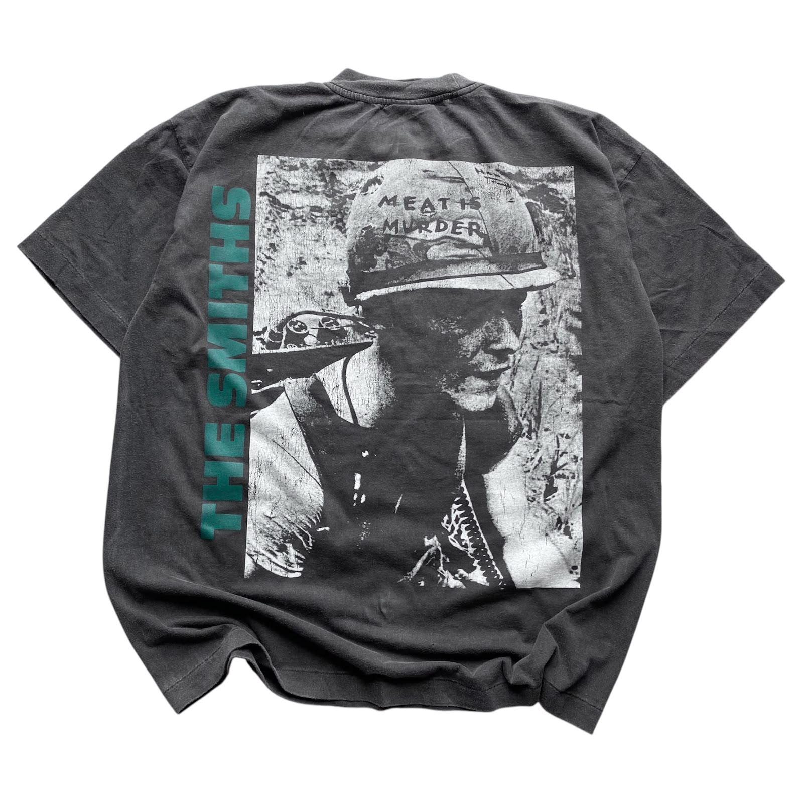 THE SMITHS FADED BLACK SHORTSLEEVE BY STUTTER LEGACY