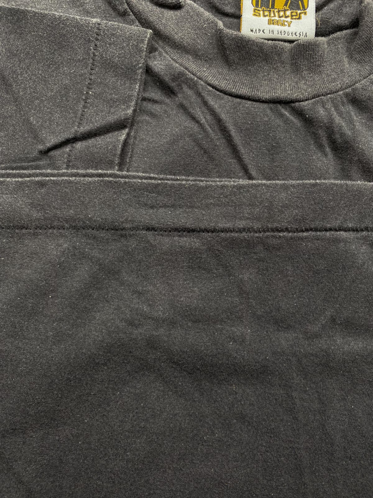 BLANKTEE FADED BLACK SHORTSLEEVE BY STUTTER LEGACY
