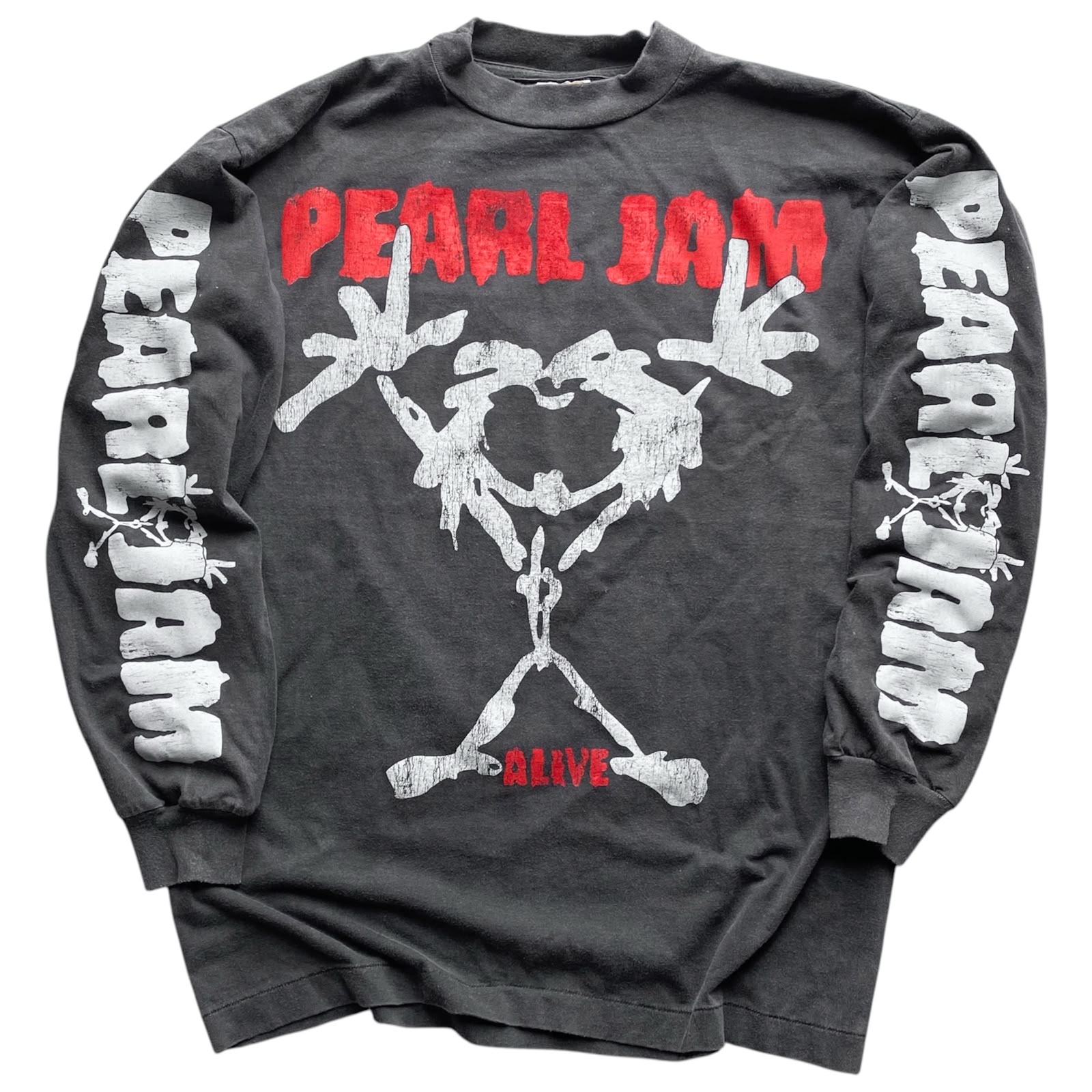 PEARL JAM ALIVE FADED BLACK LONGSLEEVE BY STUTTER LEGACY