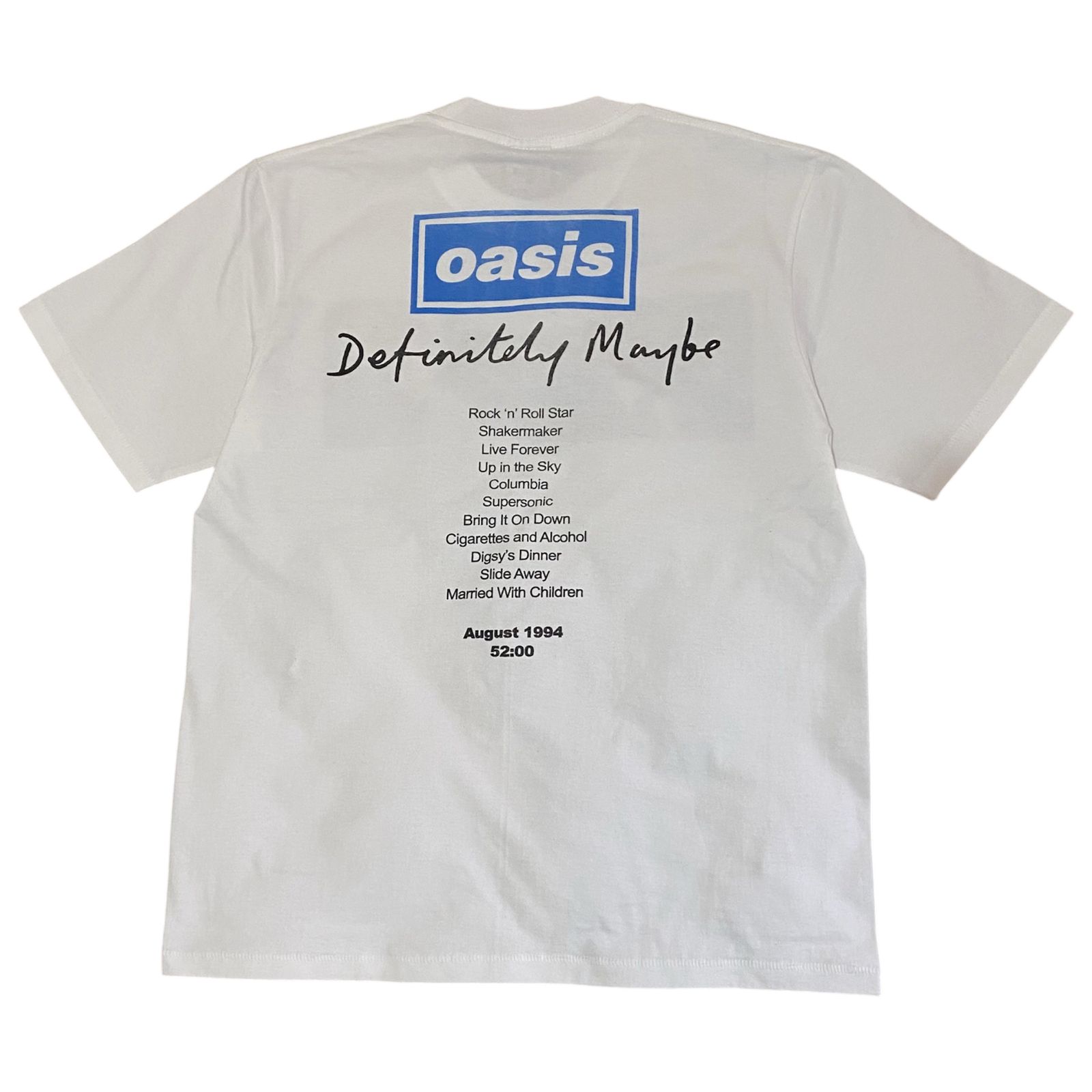 OASIS TEE WHITE HEAVYWEIGHT SHORTSLEVEE BY STUTTER LEGACY