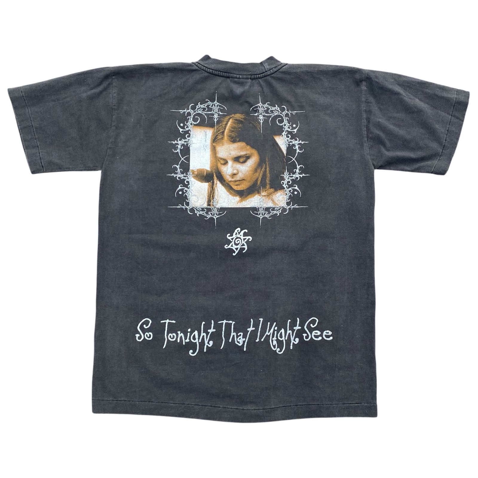MAZZY STAR TEE BLACK FADED SHORTSLEVEE BY STUTTER LEGACY