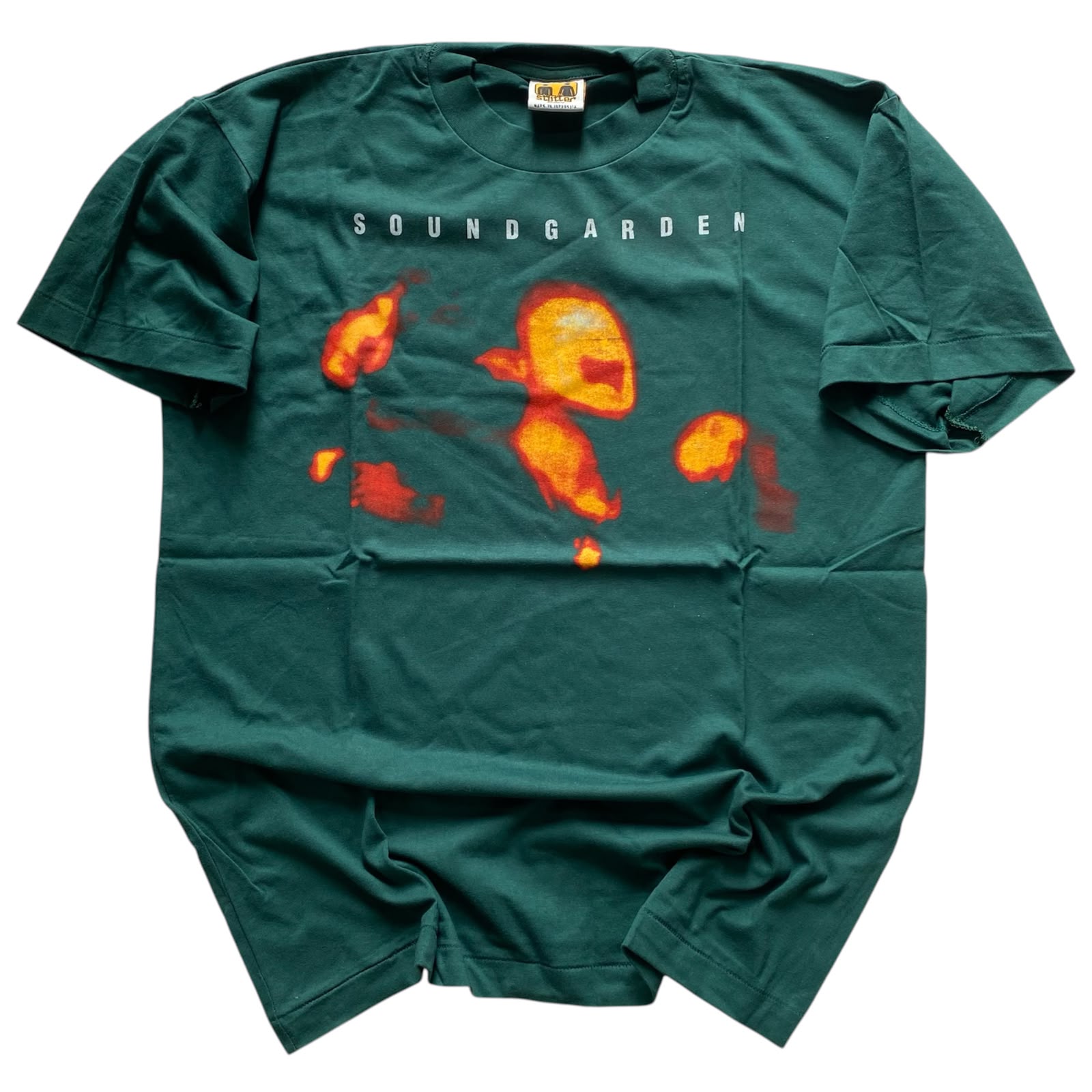 RARE SOUNDGARDEN GREEN SHORTSLEEVE BY STUTTER LEGACY