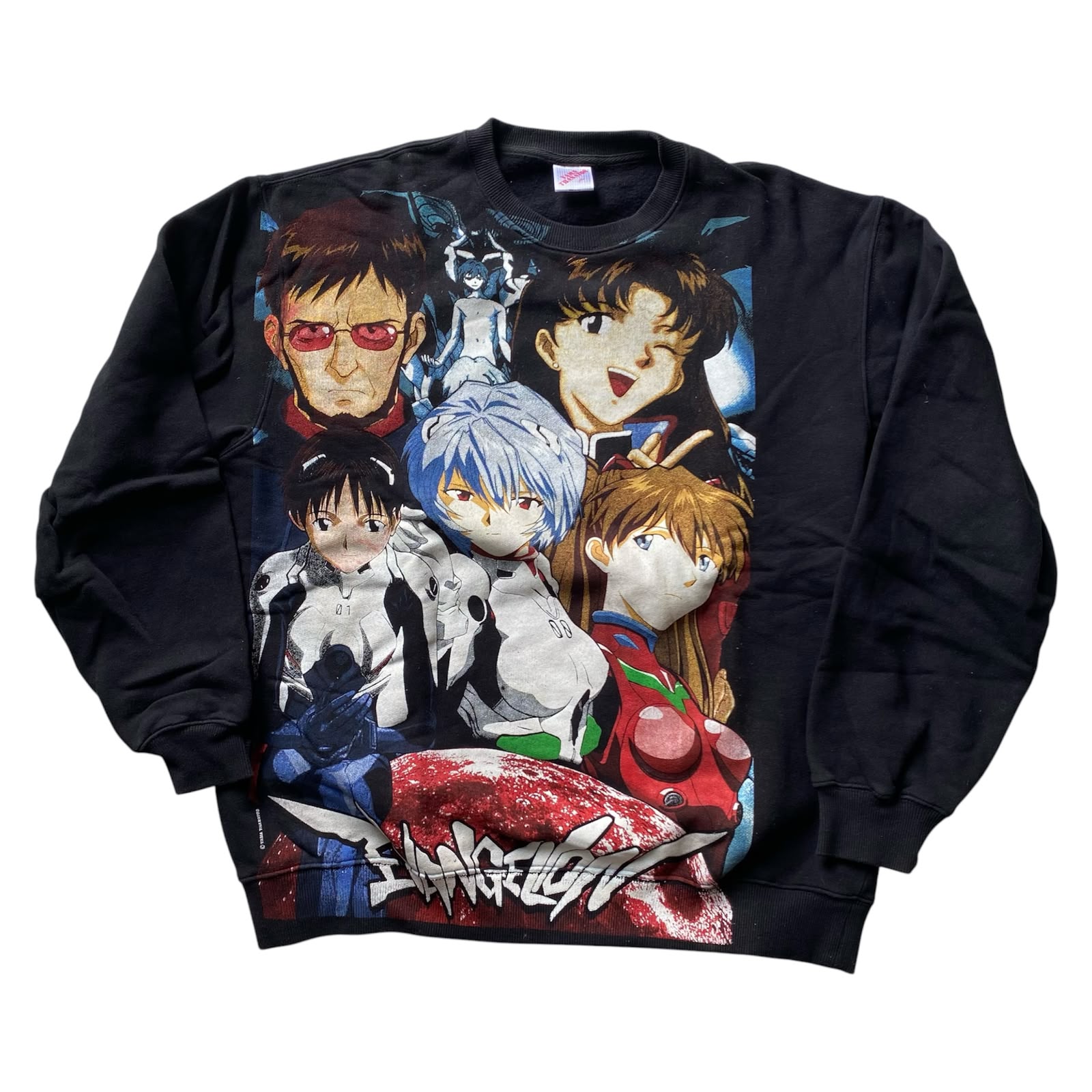 CREWNECK ANIME EVANGELION BY YAMA THANATOS