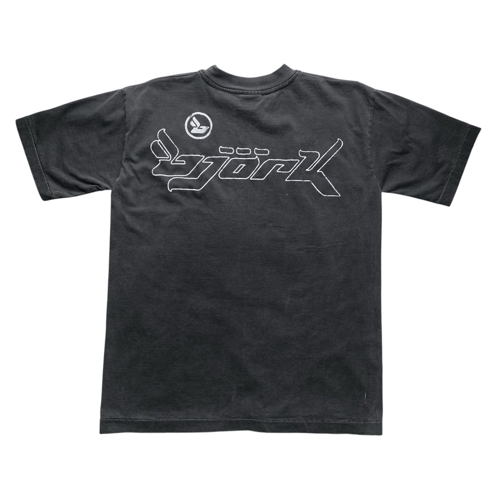 BJORK TEE BLACK FADED SHORTSLEEVE BY STUTTER LEGACY
