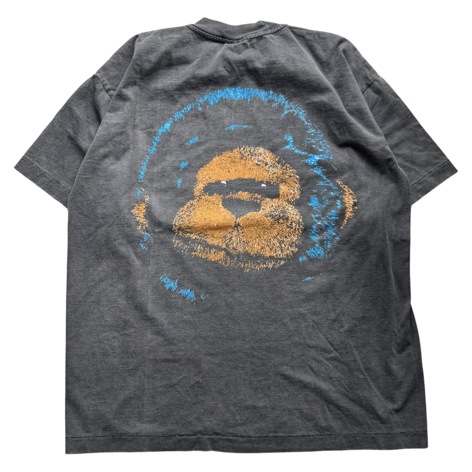 DINOSAUR JR COW TEE BLACK FADED SHORTSLEEVE BY STUTTER LEGACY