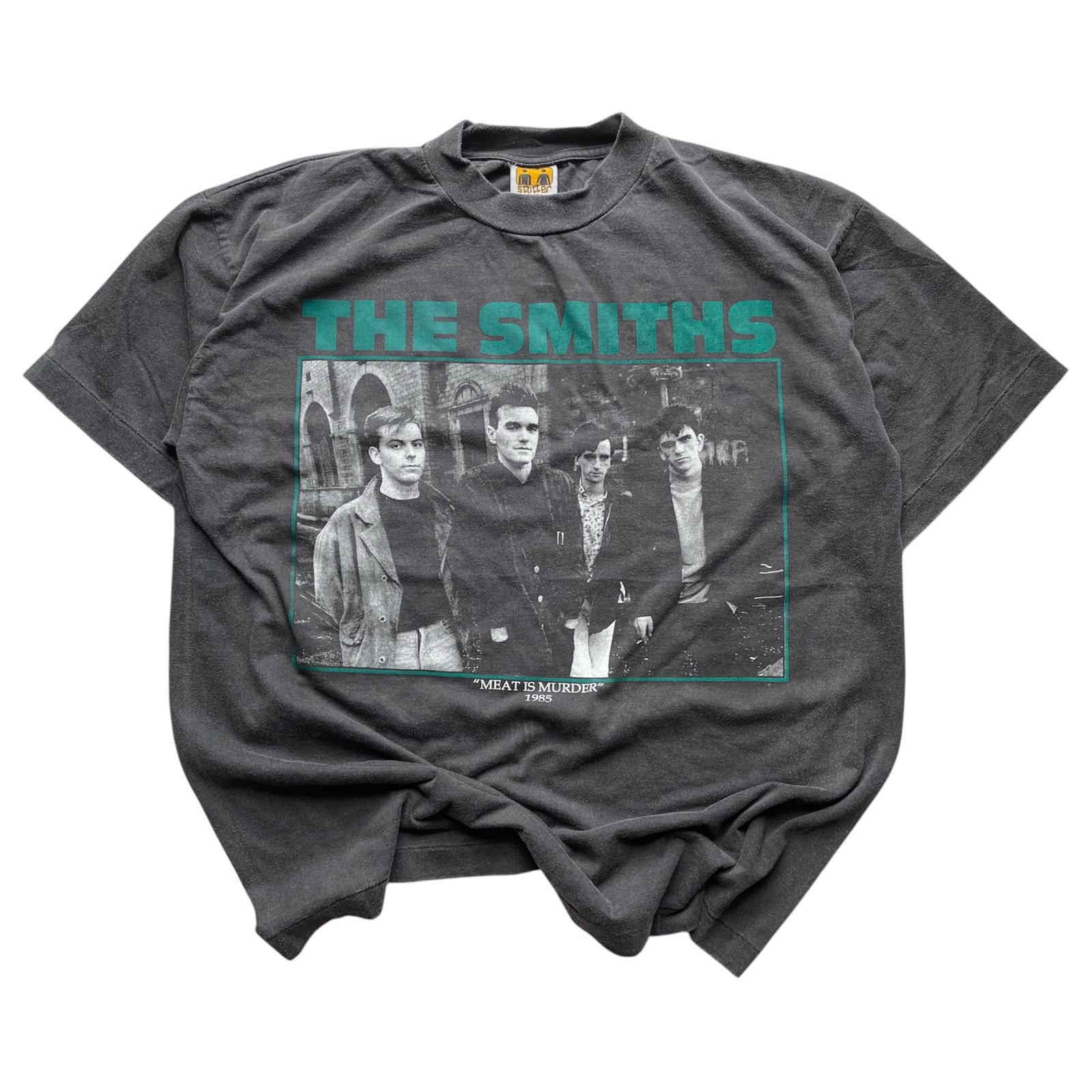 THE SMITHS FADED BLACK SHORTSLEEVE BY STUTTER LEGACY