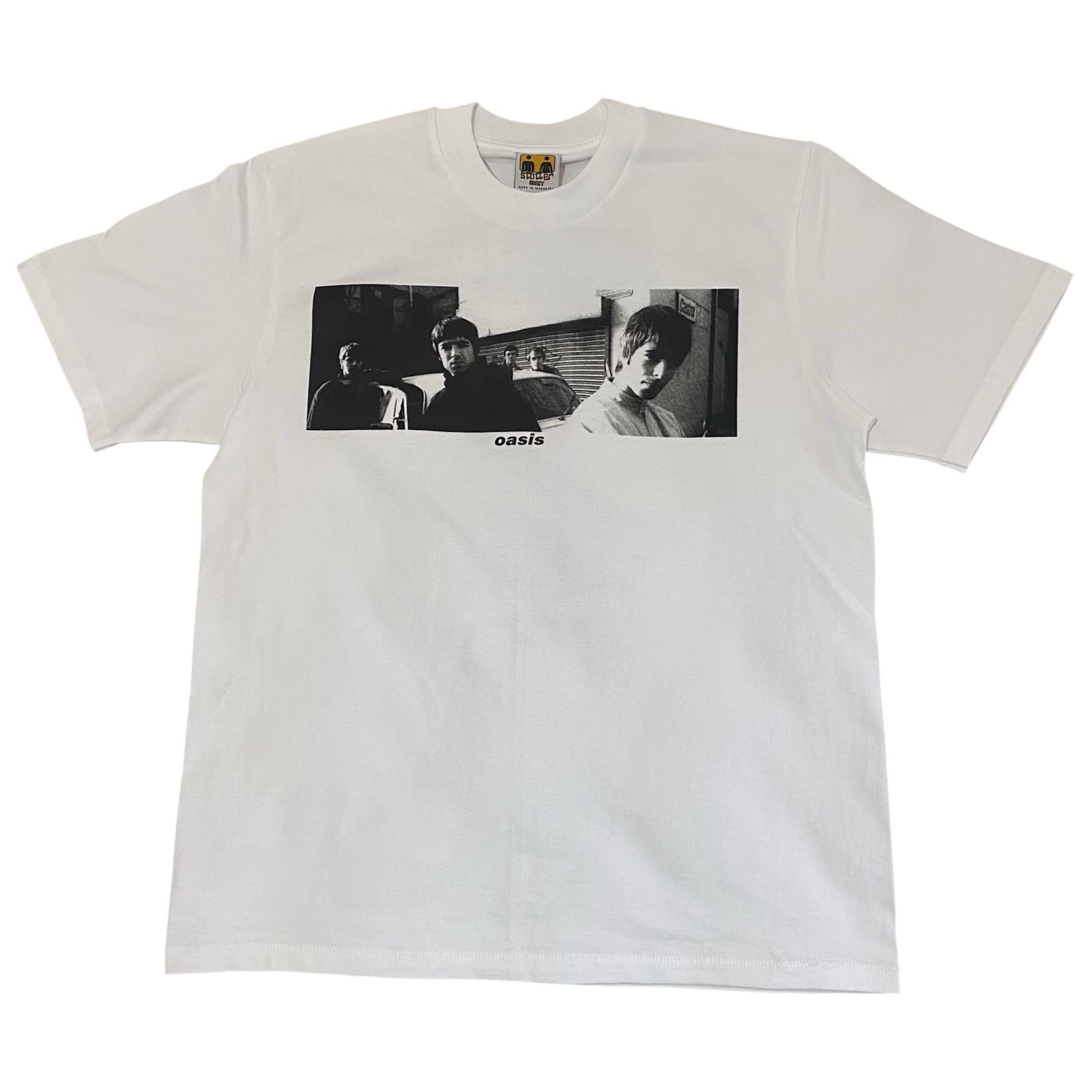 OASIS TEE WHITE HEAVYWEIGHT SHORTSLEVEE BY STUTTER LEGACY