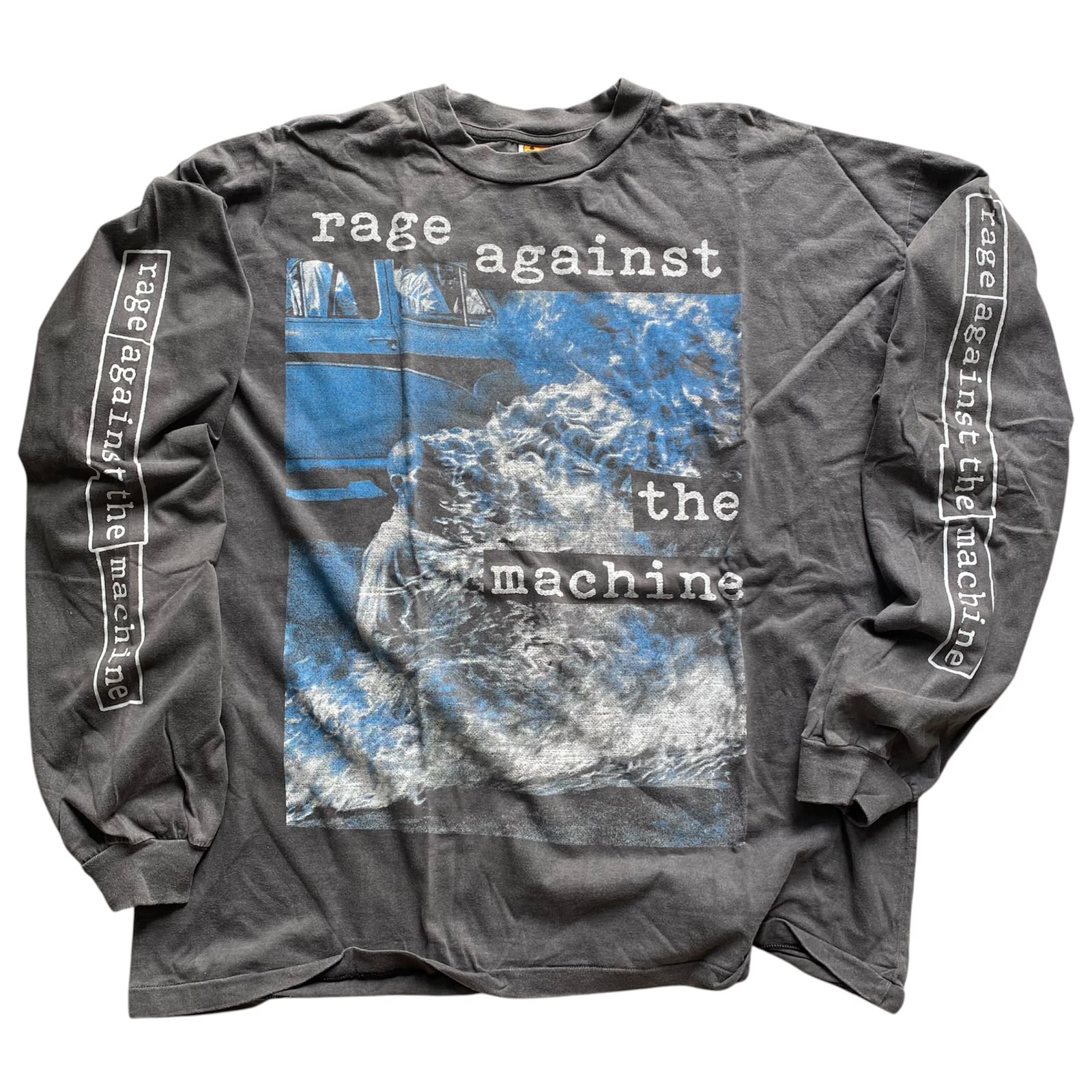 RARE RAGE AGAINST THE MACHINE FADED BLACK LONGSLEEVE BY STUTTER LEGACY