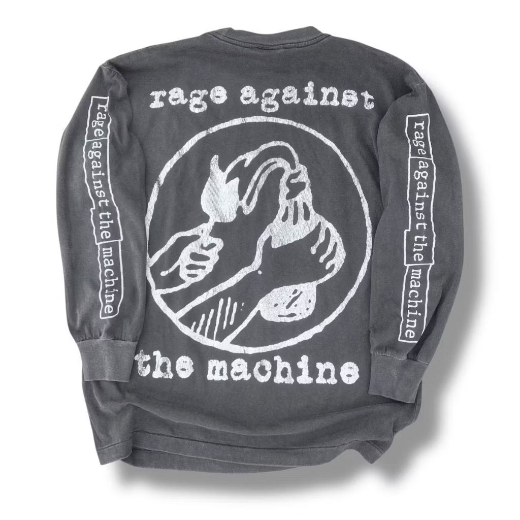 RAGE AGAINST THE MACHINE FADED BLACK LONGSLEEVE BY STUTTER LEGACY