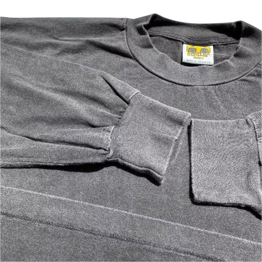 BLANKTEE FADED BLACK LONGSLEEVE BY STUTTER LEGACY