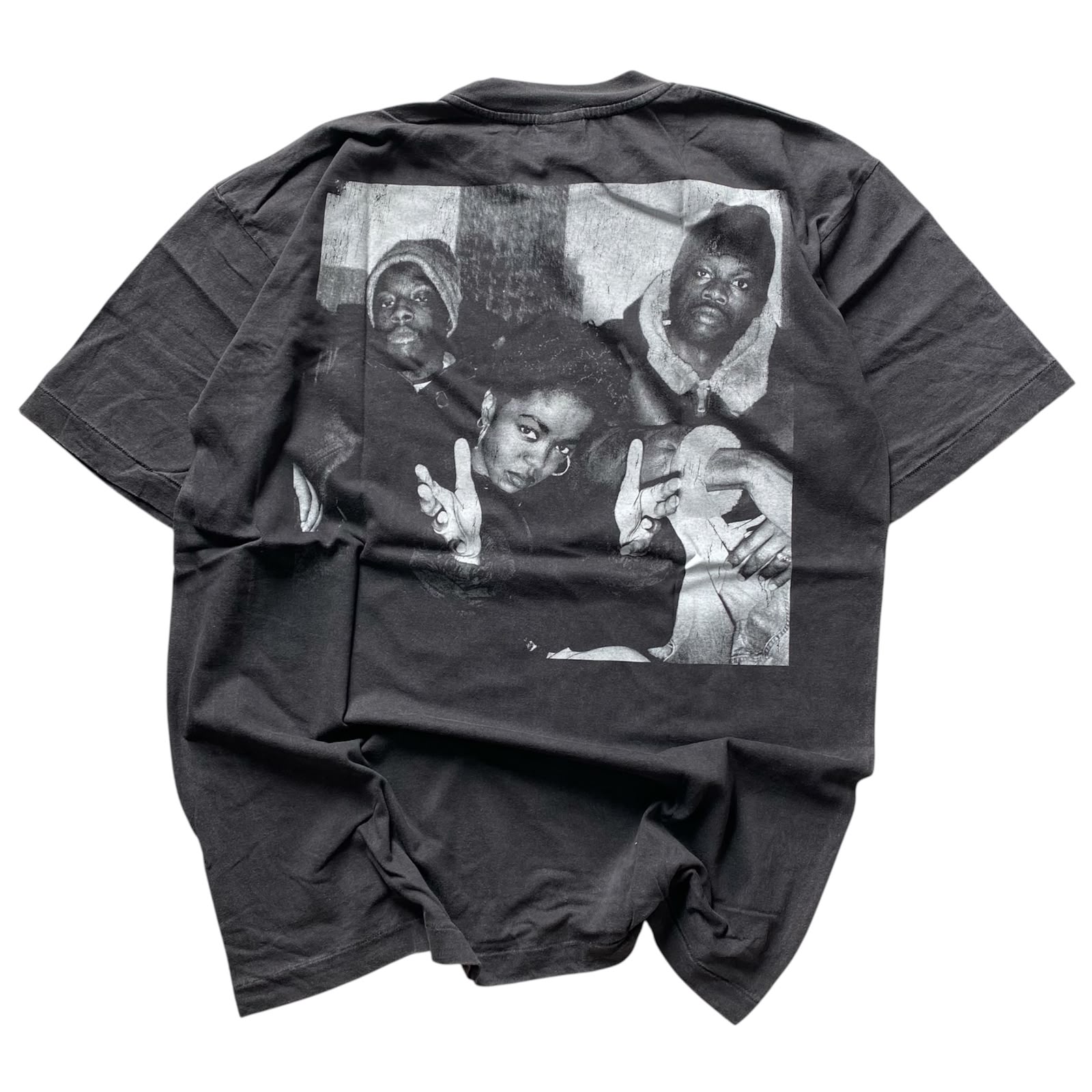 FUGEES FADED BLACK SHORTSLEEVE BY STUTTER LEGACY