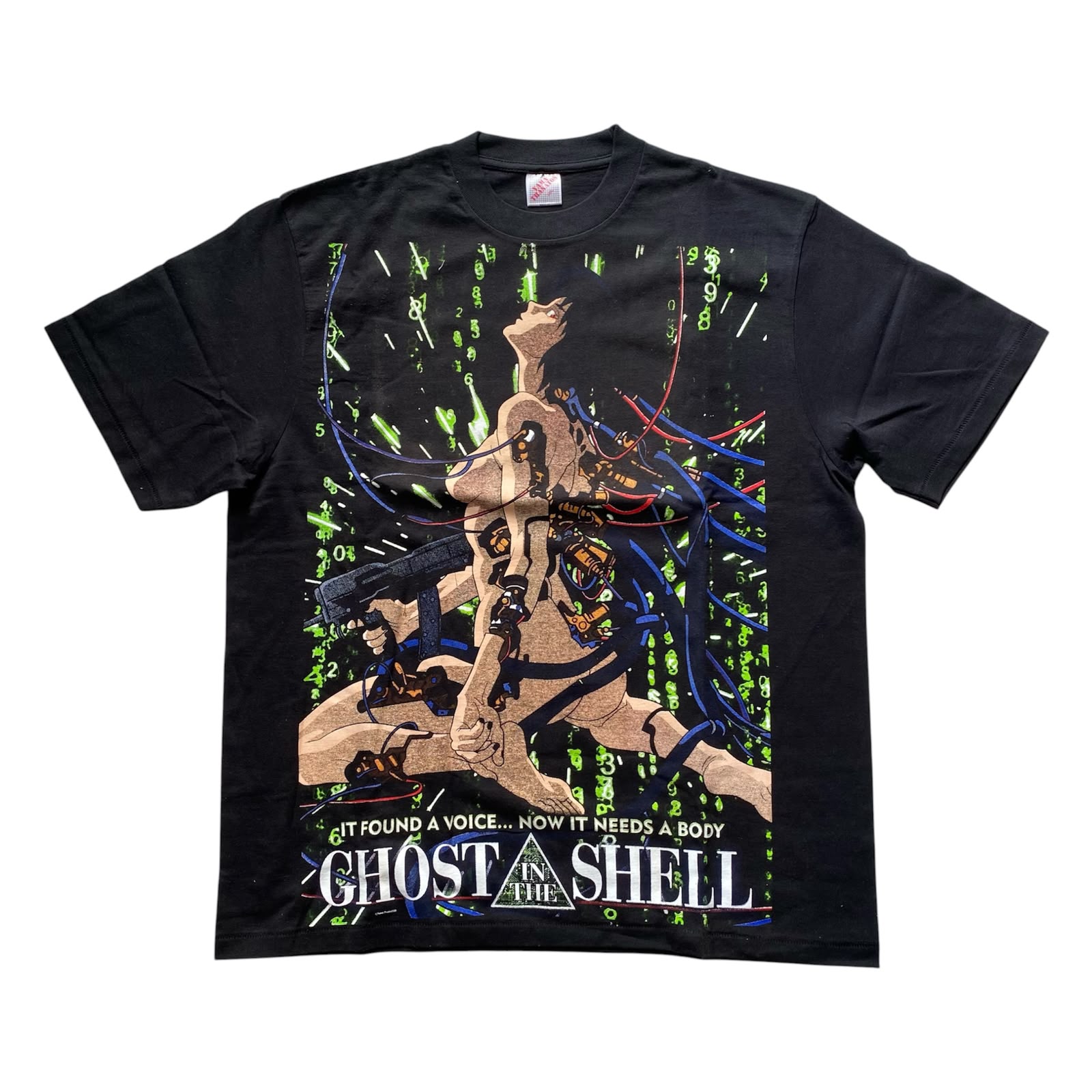 RARE ANIME GHOST IN THE CELL SHORTSLEEVE BLACK BY YAMA THANATOS