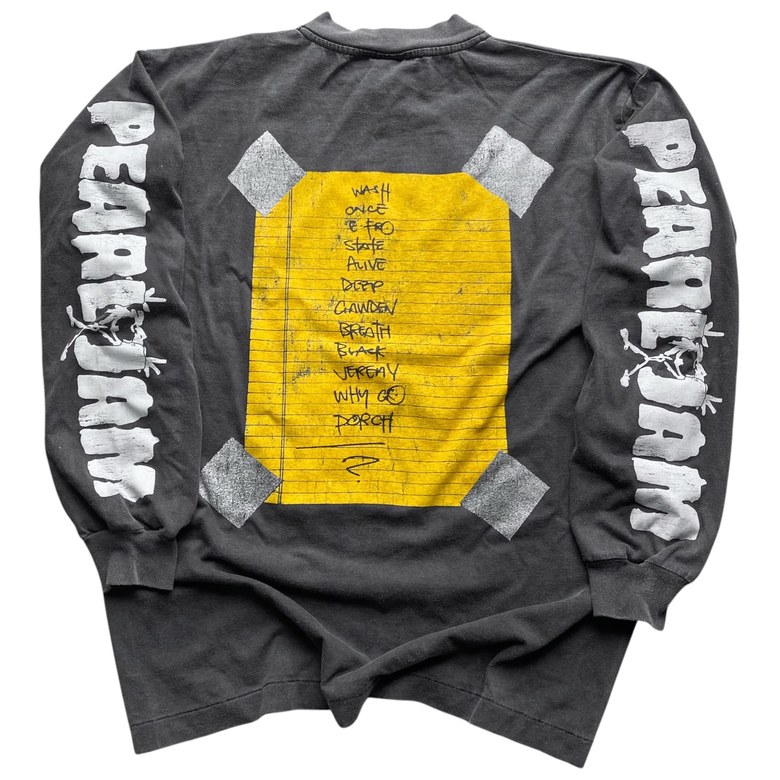 PEARL JAM ALIVE FADED BLACK LONGSLEEVE BY STUTTER LEGACY