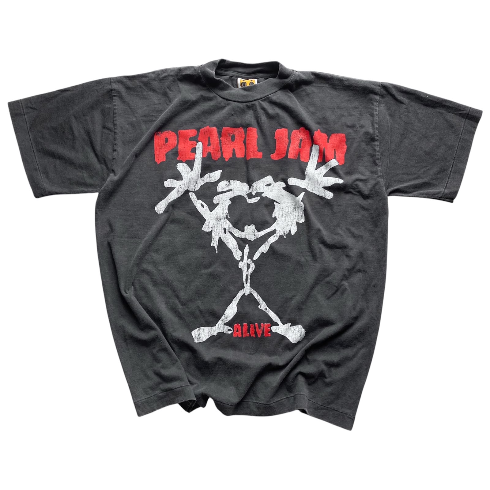 PEARL JAM ALIVE FADED BLACK SHORTSLEEVE BY STUTTER LEGACY